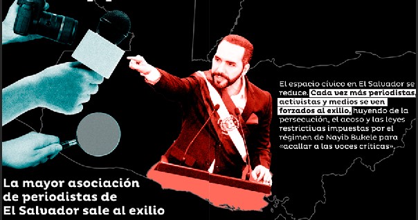 PERIODISTAS SALVADOREÑOS ENFRENTAN EXILIO FORZADO BAJO PRESIÓN DE BUKELE