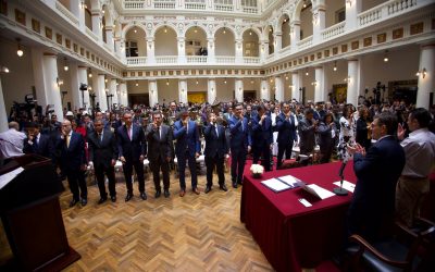 PAZ PRESENTA GABINETE MARCADO POR MERITOCRACIA
