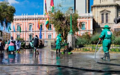 LA PAZ RECUPERA PLAZA MURILLO PARA TRANSMISIÓN DE MANDO