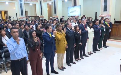 VICEPRESIDENTE POSESIONA A SEIS DE NUEVE SUPRAESTATALES, FALTAN DE COCHABAMBA, POTOSÍ Y CHUQUISACA