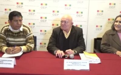ELECCIONES SUBNACIONALES SERÁN REALIZADAS EL 22 DE MARZO