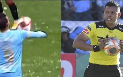 EXÁRBITRO ARGENTINO VALIDA MANO DE CAUTERUCCIO