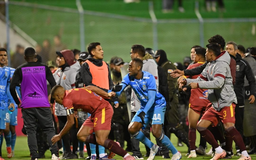 BOCHORNO TOTAL EN ESTADIO JESÚS BERMÚDEZ POR BATALLA CAMPAL FUTBOLÍSTICA