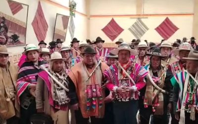 CAMPESINOS Y CONAMAQ ANUNCIAN SU UNIÓN A PROTESTAS CONTRA DS 5503