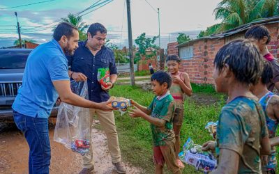 ALCALDE CRISTHIAN CÁMARA REALIZA ACTIVIDADES SOLIDARIAS DURANTE LAS FIESTAS NAVIDEÑAS TRINITARIAS