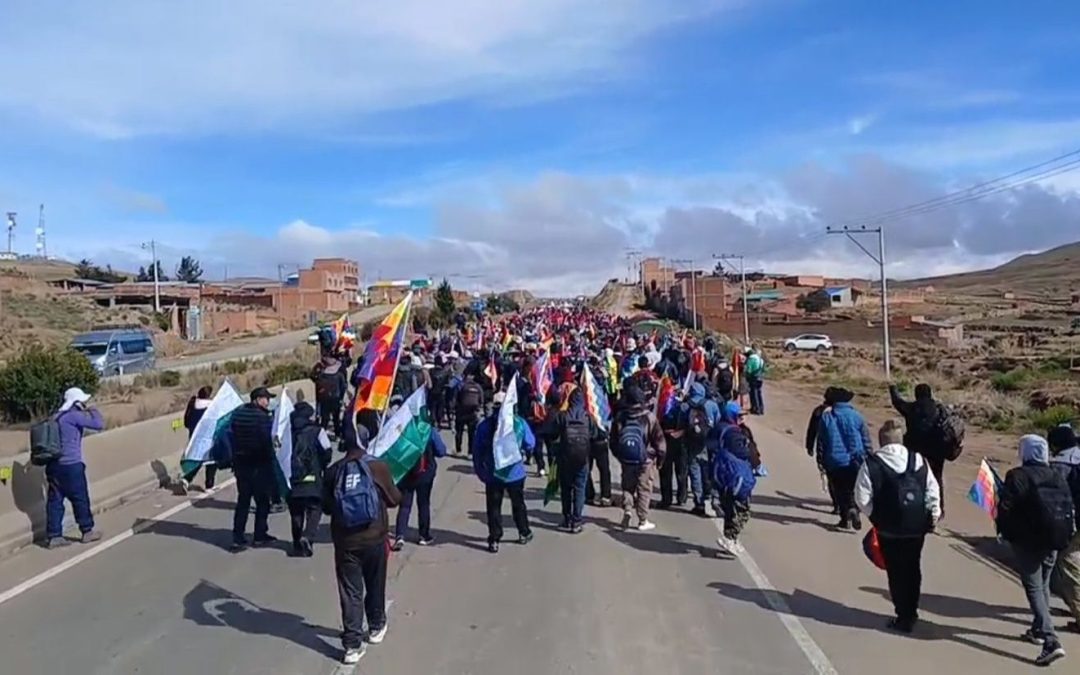 MARCHA “BOLIVIA NO SE VENDE” LLEGARÁ ESTE DOMINGO A SENKATA