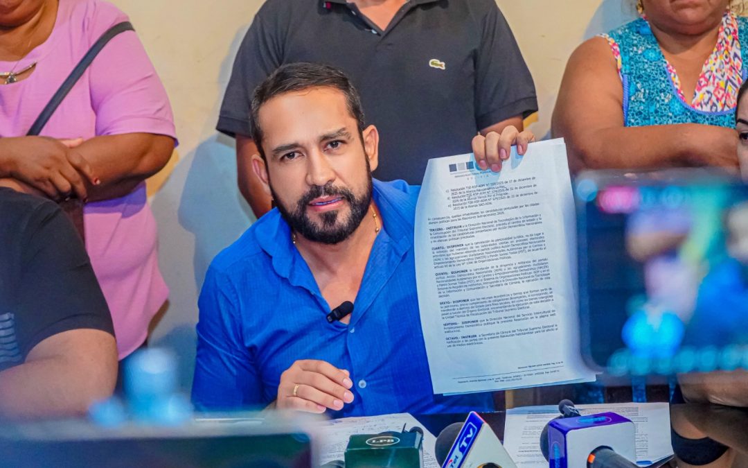 ALCALDE DE TRINIDAD RECHAZA RESOLUCIÓN DEL TSE Y ANUNCIA ACCIONES LEGALES INMEDIATAS