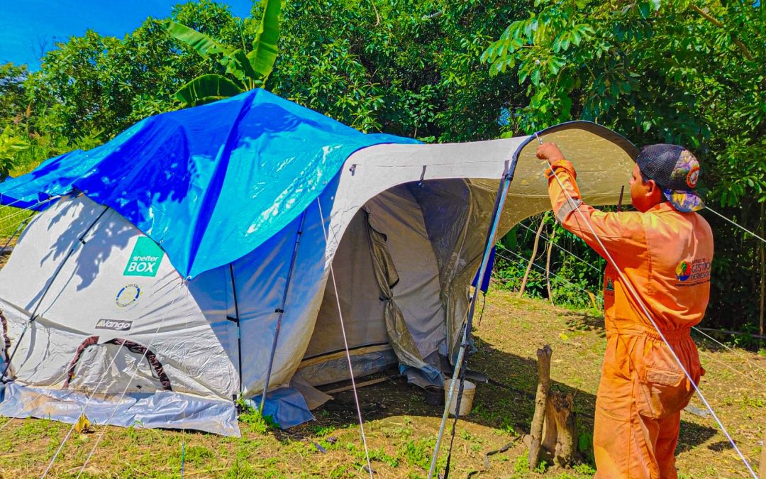 EVACÚAN 45 FAMILIAS DE PUERTO GERALDA POR DESLIZAMIENTOS EN EL MAMORÉ