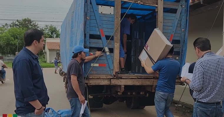 ENVÍO DE MALETAS ELECTORALES EN BENI SE EJECUTA CON CONTROL Y CUSTODIA OFICIAL