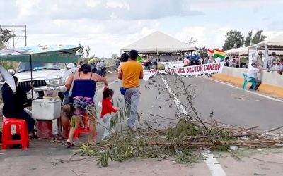 PRODUCTORES DE SOYA RETOMARAN LOS BLOQUEOS CONTRA EL DECRETO 5547