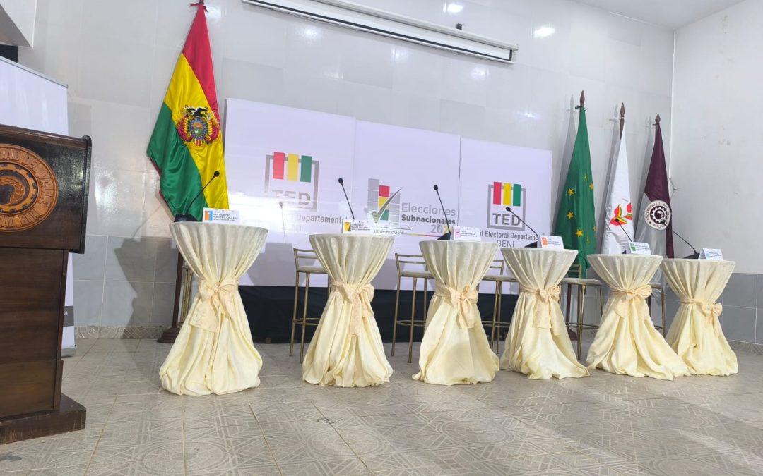 SEIS CANDIDATOS A GOBERNADORES DEBETIRAN ESTA NOCHE EN BENI