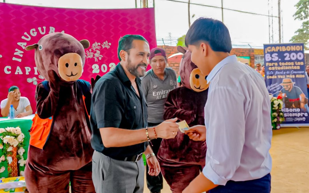 TRINIDAD ACTIVA PAGO DEL CAPIBONO Y MOVILIZA MÁS DE BS 10 MILLONES EN APOYO ESCOLAR