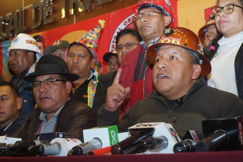 COB RECHAZA DIÁLOGO Y DESCONOCE AL MINISTRO DE TRABAJO