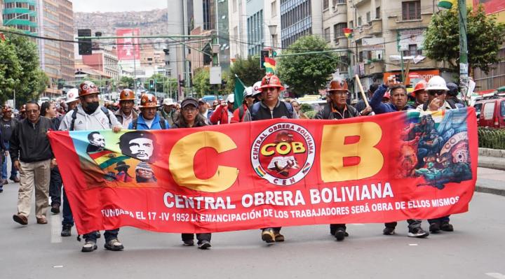 COB CONVOCA MARCHA Y CABILDO CONTRA EL GOBIERNO ESTE PRIMERO DE MAYO
