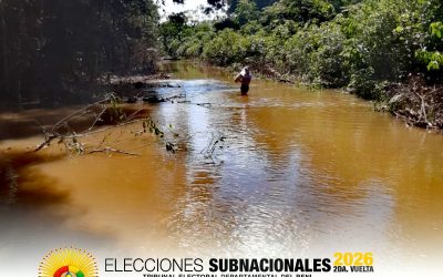 TED BENI GARANTIZA PROCESO ELECTORAL PESE A ADVERSIDADES CLIMÁTICAS