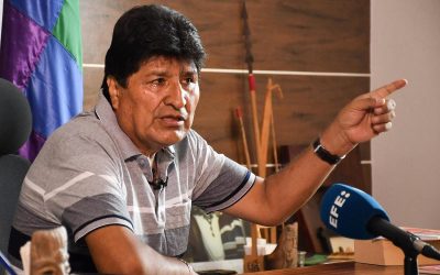 EVO DENUNCIA REPRESIÓN Y PLAN INTERNACIONAL CONTRA BOLIVIA