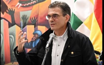 RODRIGO PAZ DEFIENDE PRESENCIA DE LA UNIÓN JUVENIL CRUCEÑISTA EN SAN JULIÁN