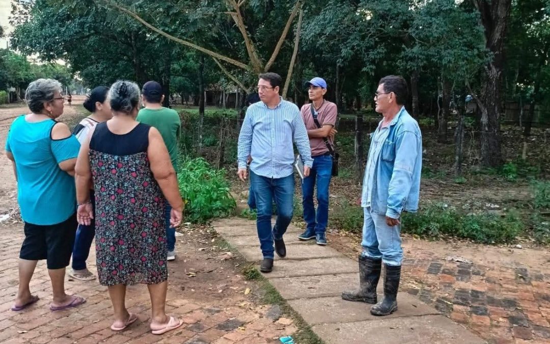 MUNICIPIO DE SANTA ANA DE YACUMA ATIENDE PEDIDOS VECINALES EN SAN JUAN