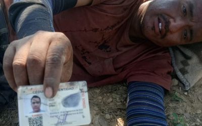 TRABAJADORES DE LA ESTANCIA CURITIBA ENCUENTRAN CON VIDA AL FISCAL HUCHANI