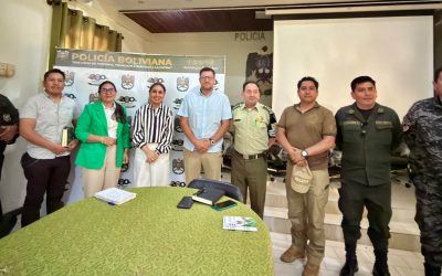 TDJ BENI Y POLICÍA BOLIVIANA ACUERDAN MEJORAR COORDINACIÓN EN EL SISTEMA PENAL