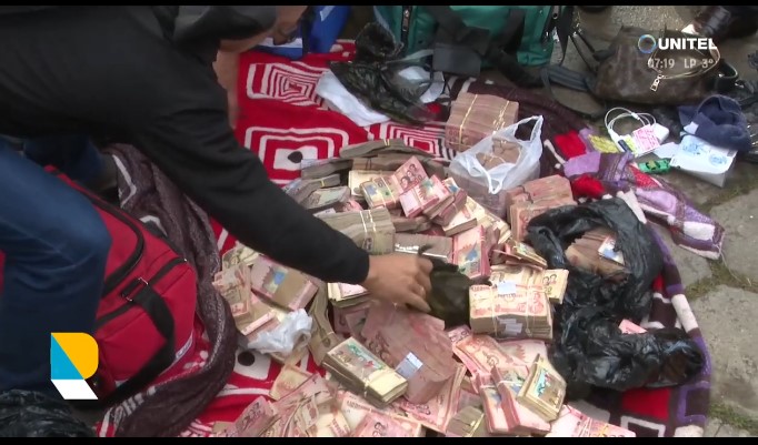 INCAUTAN BS 3,5 MILLONES Y $US 10.000 EN AMBULANCIA VINCULADA A MARIACA