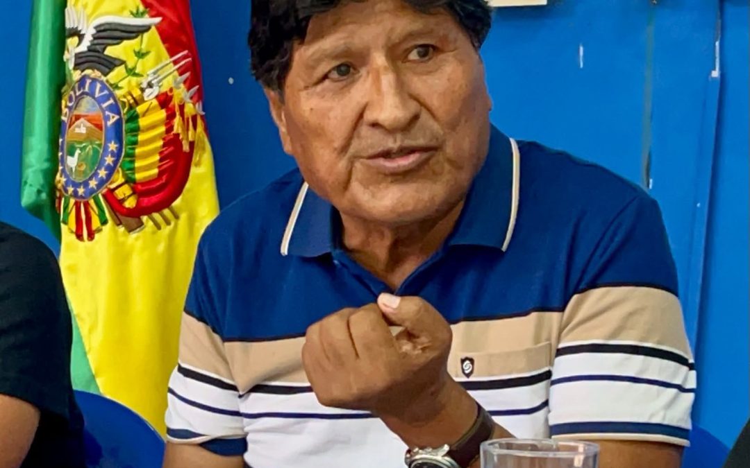 EVO DENUNCIA INJERENCIA DE ESTADOS UNIDOS EN BOLIVIA