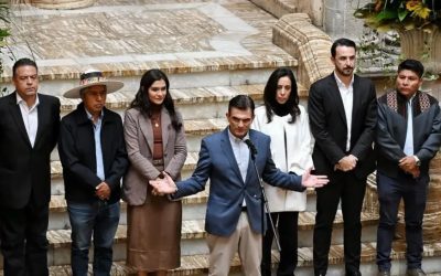 GOBERNADORES LLEGAN A COBIJA PARA EXIGIR AVANCES REALES EN EL 50-50