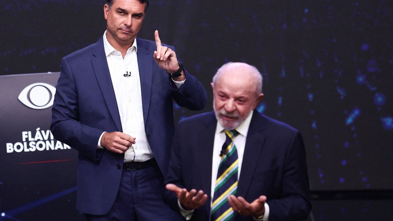 LULA Y FLÁVIO BOLSONARO LLEVAN LA CAMPAÑA AL TERRENO DE LOS AGRAVIOS