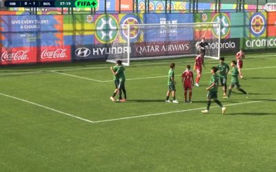 BOLIVIA DEBUTA CON TRIUNFO Y GOLPEA PRIMERO EN EL MUNDIAL SUB-15
